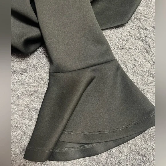 Black Dress with Mock Neck & Bell Sleeves! - Picture 13 of 15